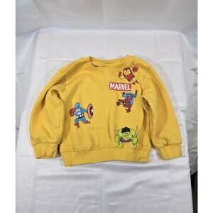 Marvel Avengers Toddler yellow sweatshirt 2T
